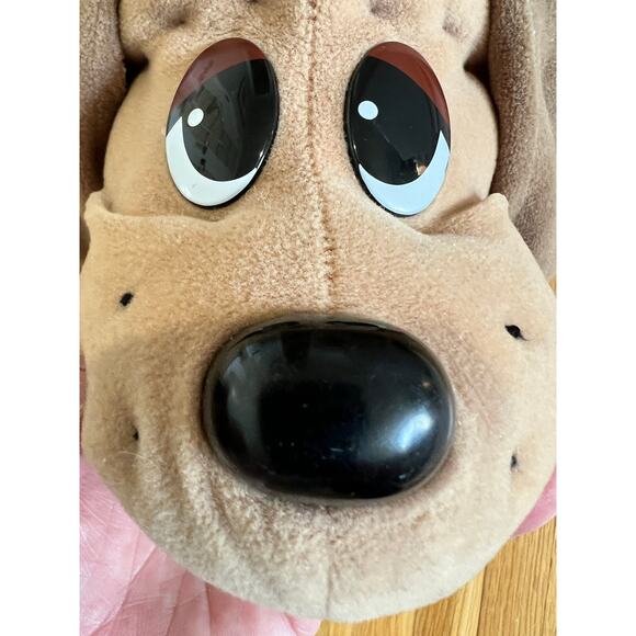 Vintage Galoob Pound Puppies 1997 Plush Dog Puppy Tan Brown Stuffed Animal Toy - Picture 8 of 9